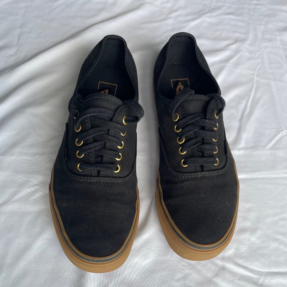 Vans Authentic Black / Gum Size -  Men's 10D US